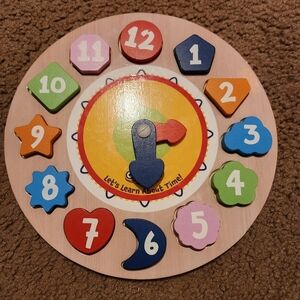 Wooden Clock Puzzle